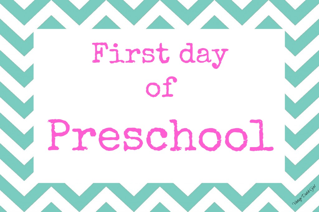 Vintage Dutch Girl First Day Of Preschool Printable Oh My Vintage Dutch Girl First Day Of Preschool Printable Oh My