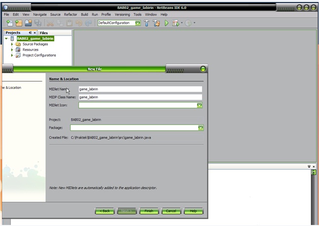 Karyaku: Pembuatan Permainan Labirin 2D Pada Telpon Gengam
