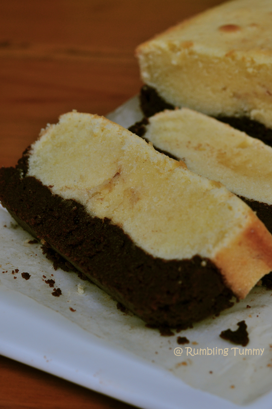 Rumbling Tummy Brownie Butter Cake