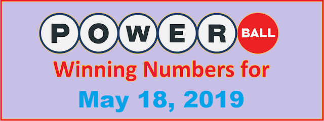 PowerBall Winning Numbers for Saturday, May 18, 2019