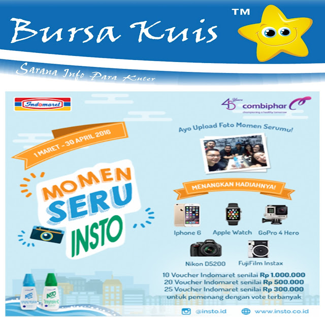 Kuis Moment Seru Insto Berhadiah Iphone 6 - BURSA KUIS ONLINE - Info