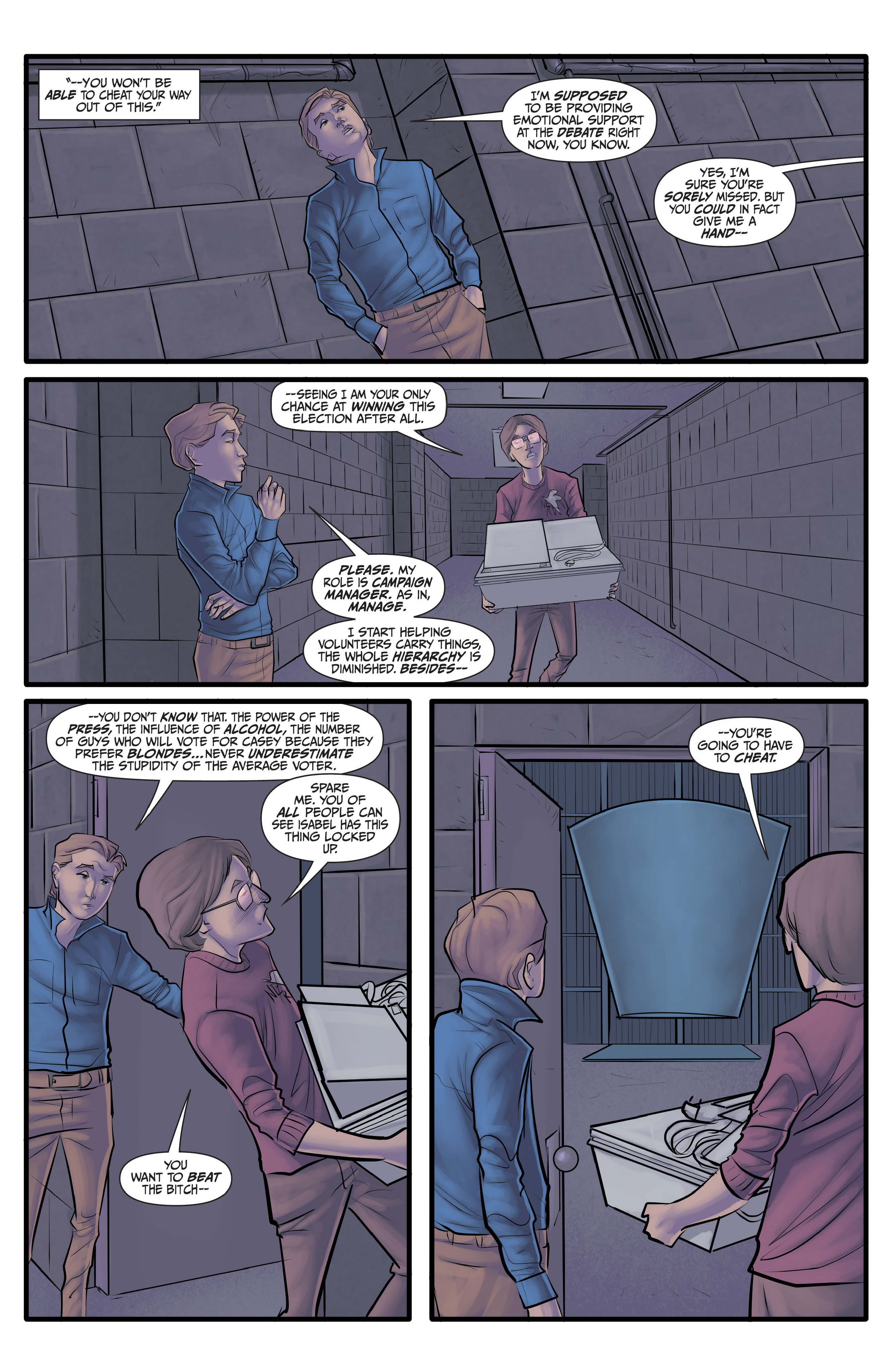 Read online Morning Glories comic -  Issue #48 - 26