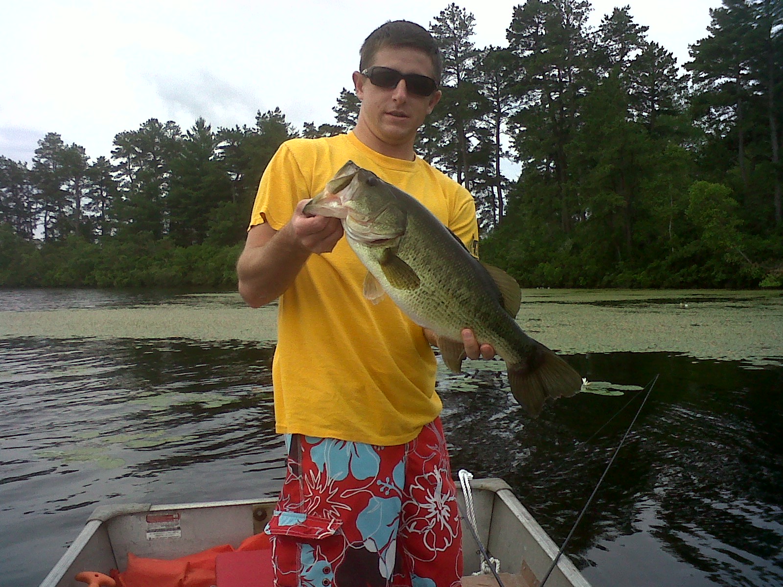 New England Striper Fishing Beat the Heat with some Lunker Largemouth