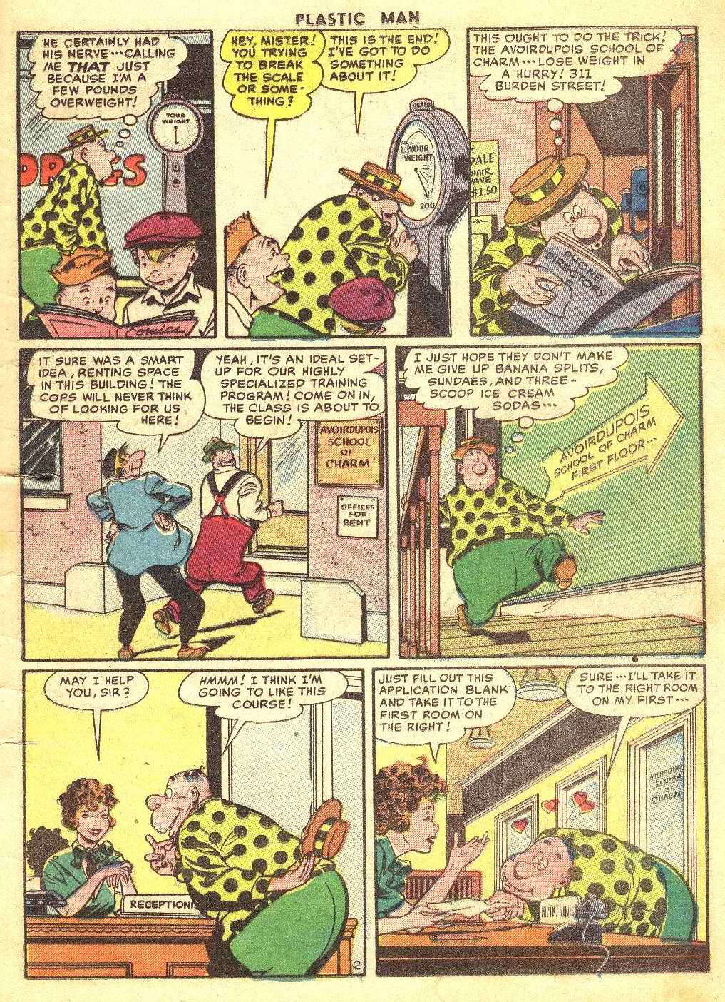 Read online Plastic Man (1943) comic -  Issue #51 - 15