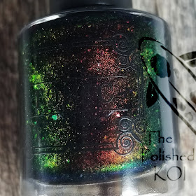 Tonic Polish Necromantic, unicorn pee nail polish, black polish
