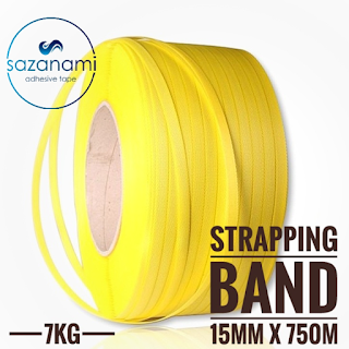Dapatkan Strapping Band 15Mm X 750M Tali Packing Tali Klam Warna Kuning 7Kg Ayo Order