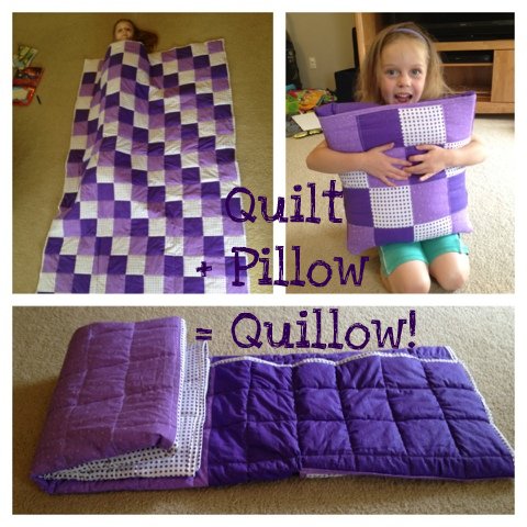Stuff Amy Made: Quilt + Pillow = Quillow