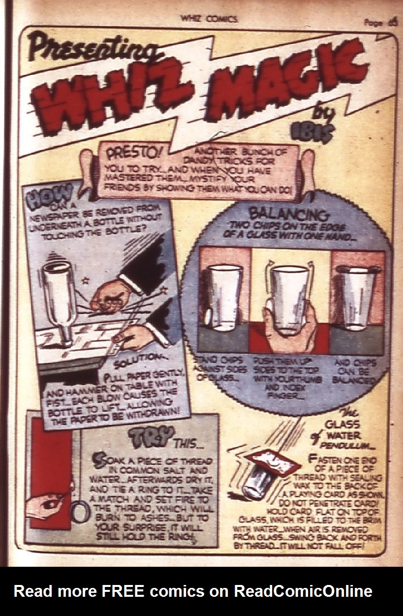 Read online WHIZ Comics comic -  Issue #11 - 65