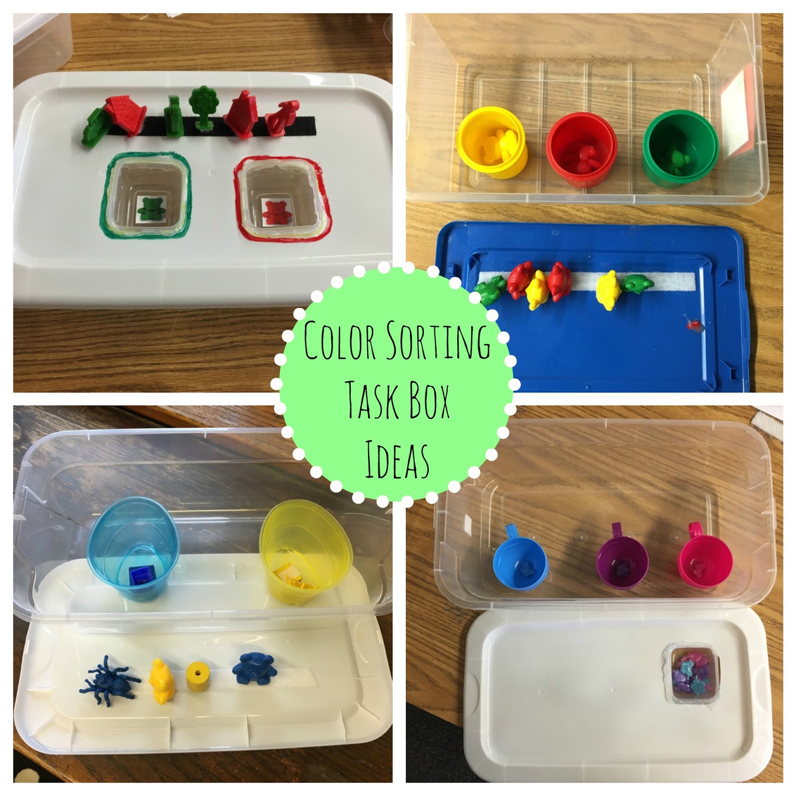 Little Miss Kim's Class: Simple Task Box Ideas for Special Education
