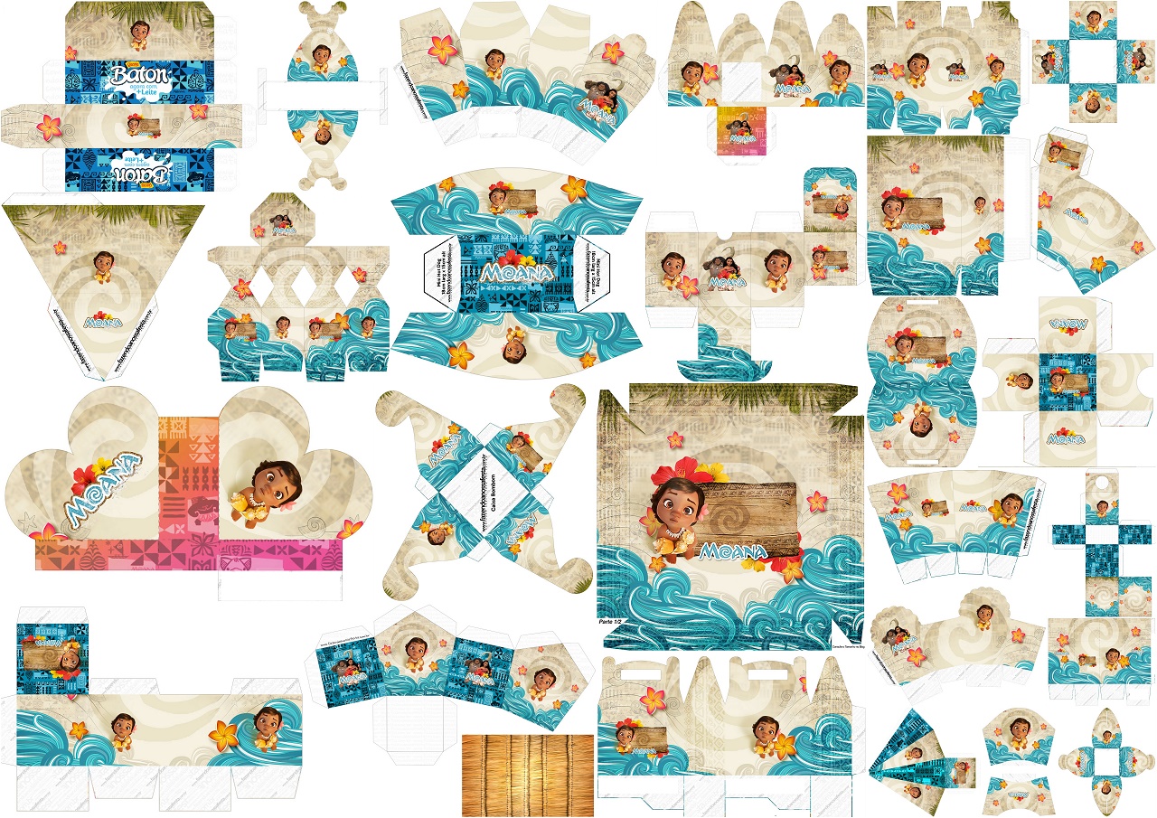 Moana Bebe Cajas Para Imprimir Gratis Oh My Bebe