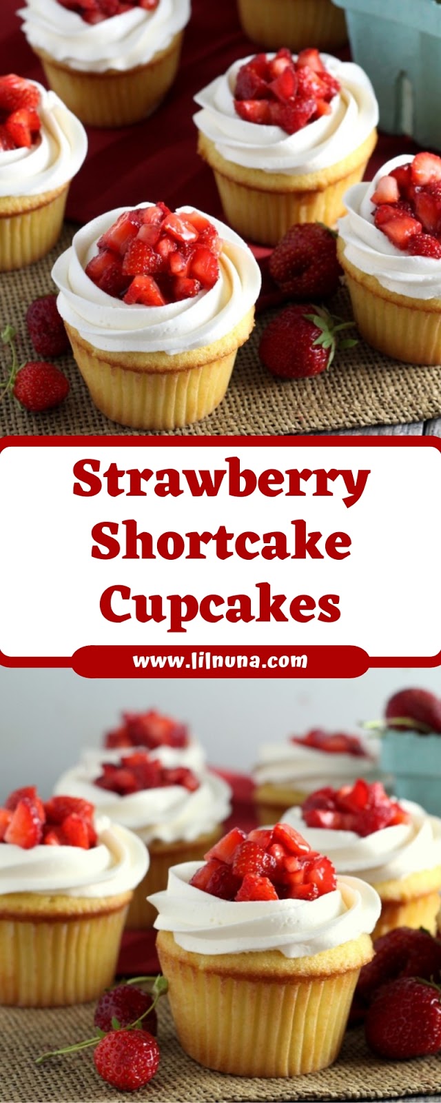 Strawberry Shortcake Cupcakes