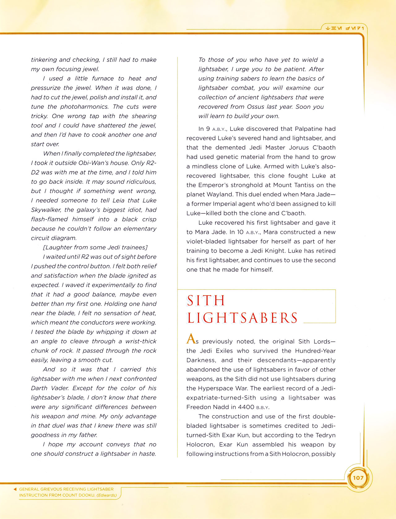 Read online Star Wars: Jedi vs. Sith - The Essential Guide To The Force comic -  Issue # TPB (Part 2) - 30
