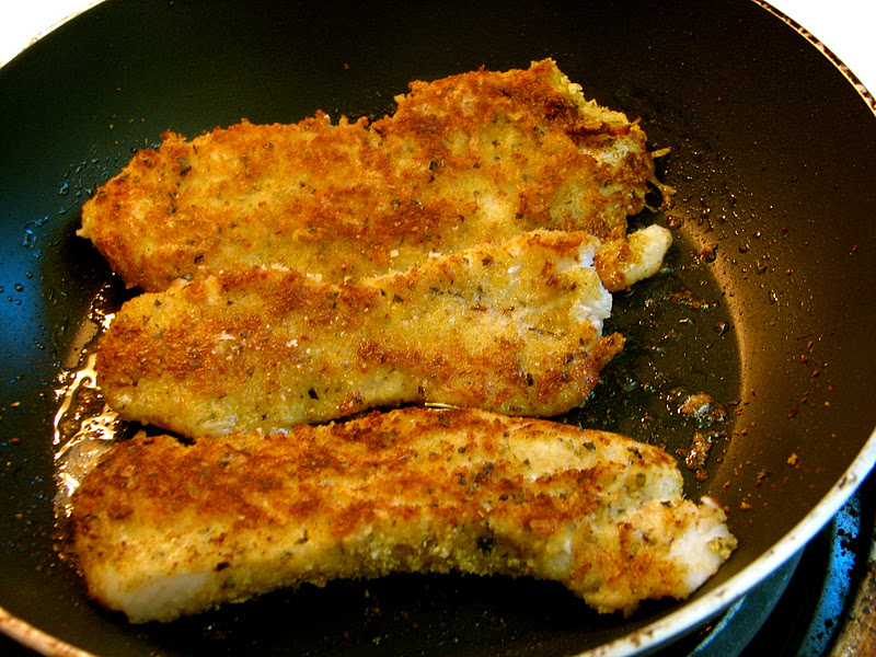 Balsamic Parmesan Crusted Crappie