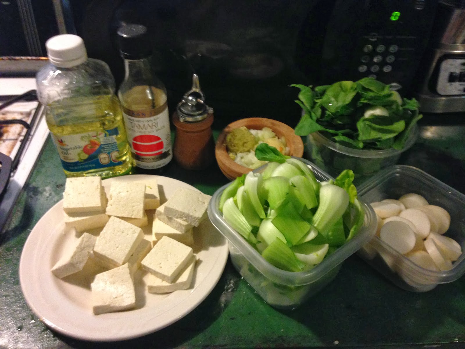 The Accidental Brainwashed Foodie StirFried Bok Choy and Daikon with