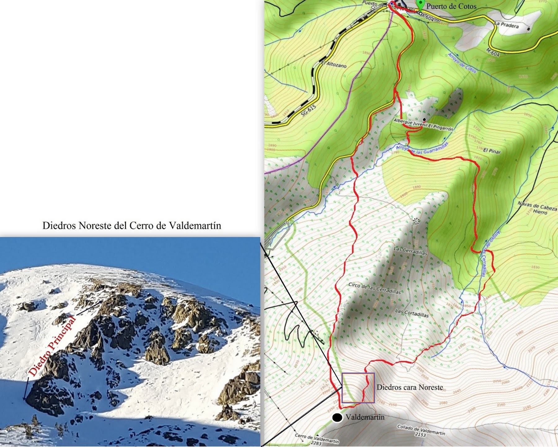 Valdemartin, iniciación montaña invernal