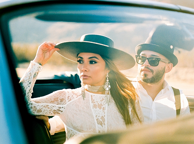 Bohemian Palm Springs Engagement Shoot from Dennis Roy Coronel Photography