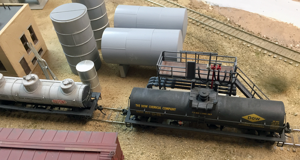 modeling the SP Tank car loading platforms, Part 4