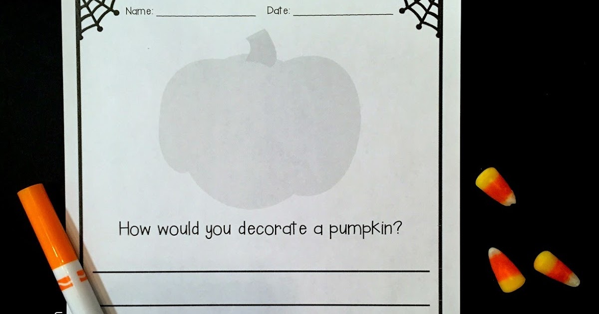 Pumpkin writing paper