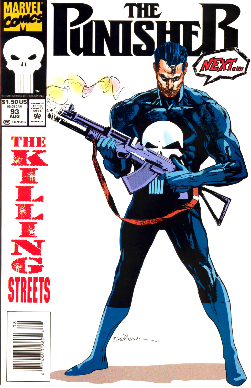 Read online The Punisher (1987) comic -  Issue #93 - Killing Streets - 1