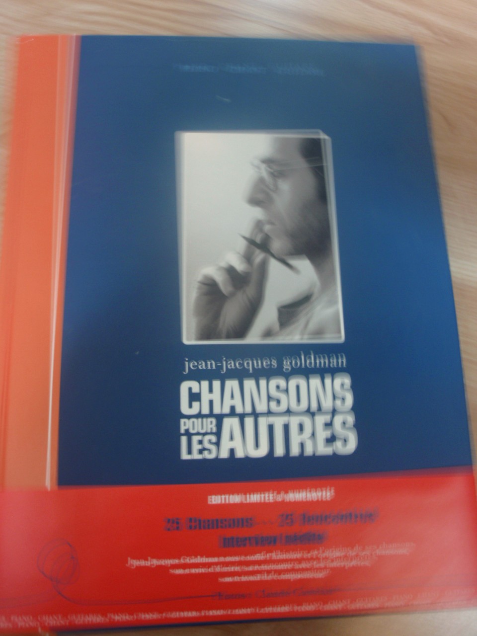 GOLDMAN'S COLLECTION Livre Chansons pour les autres 2006