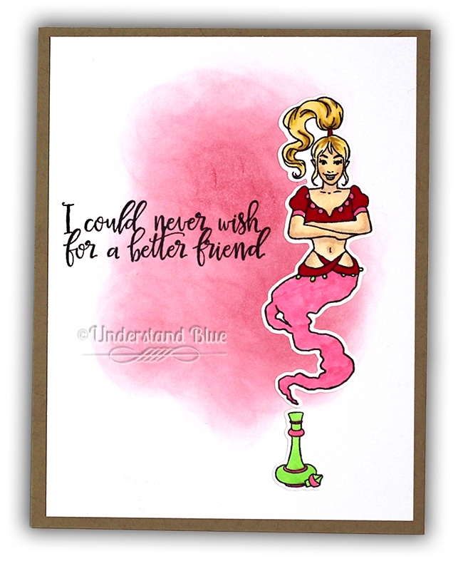 I dream of Jeannie card by Understand Blue