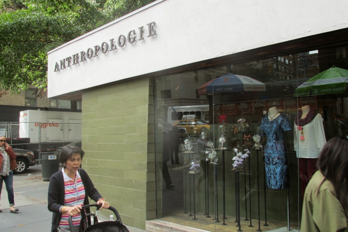 Midtown Blogger/Manhattan Valley Follies Anthropologie Upper East Side