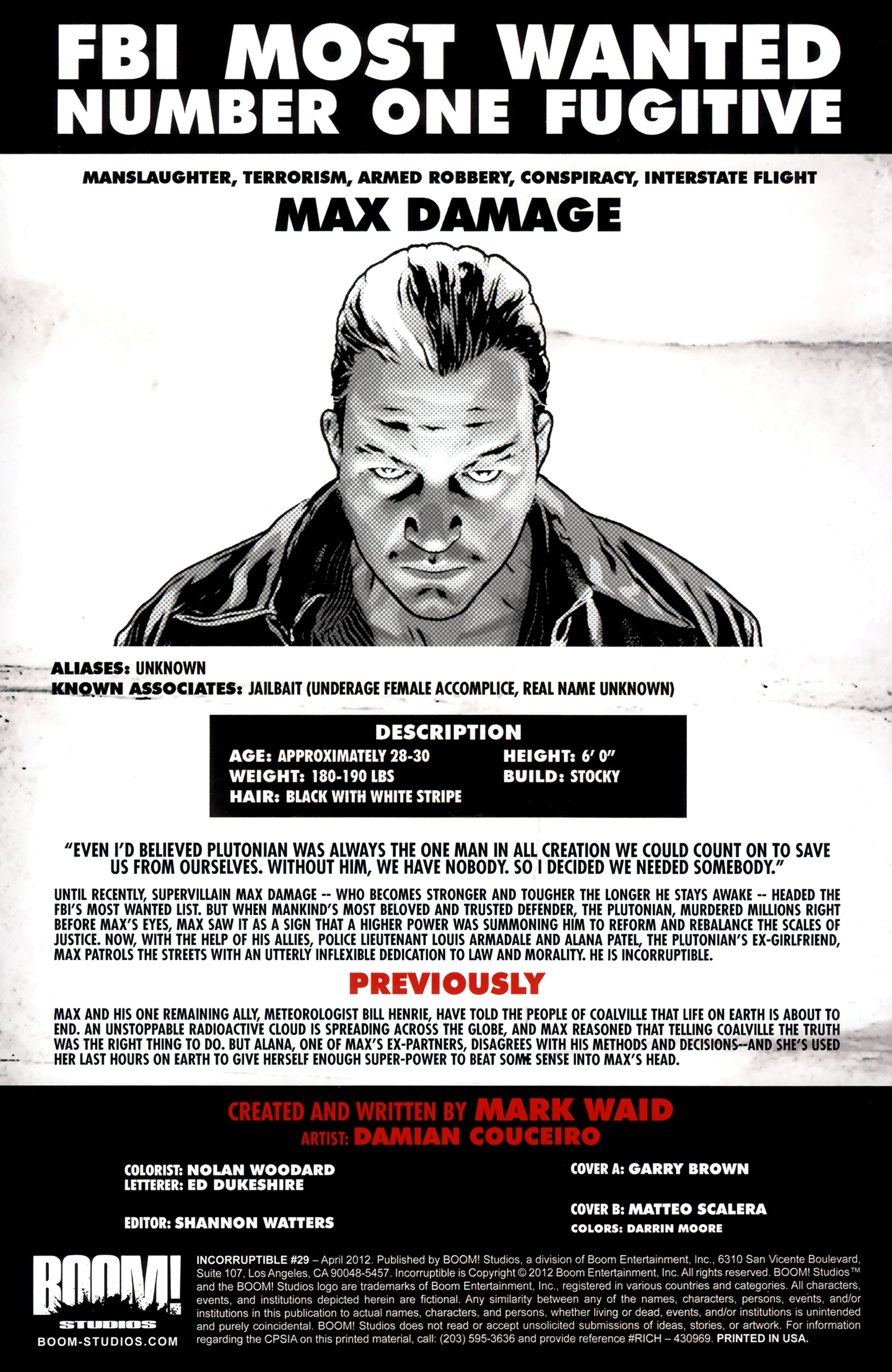 Read online Incorruptible comic -  Issue #29 - 3