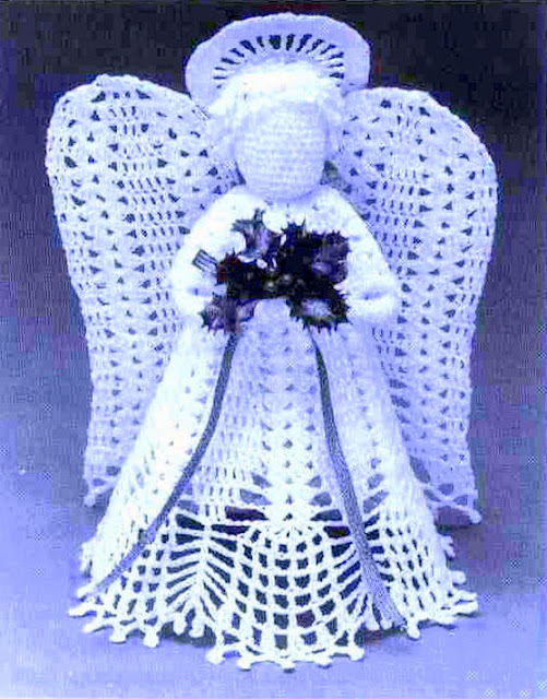 Lace angel Crochet pattern