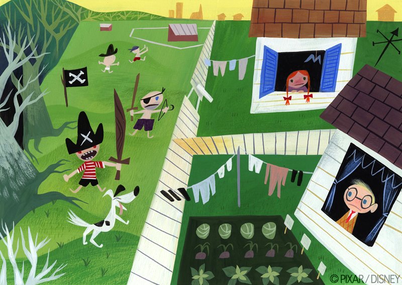 Living Lines Library: Up (2009) - Color Scripts, Part 2