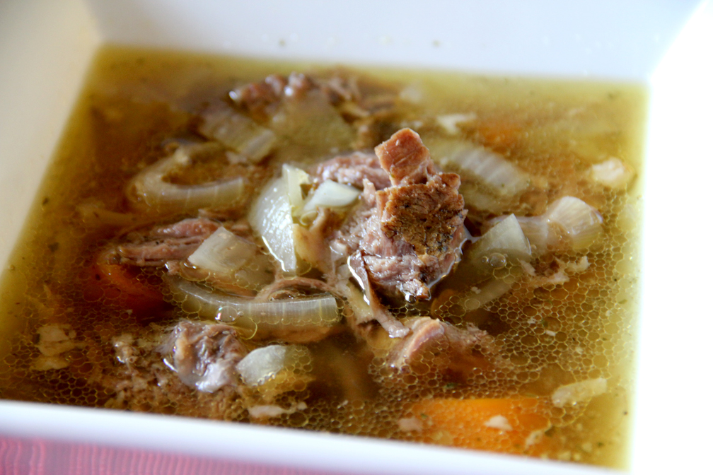 i heart paleo french onion soup & brussel sprouts