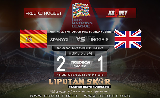 Prediksi Spanyol vs Inggris 16 Oktober 2018 http://www.liputanskor.com/