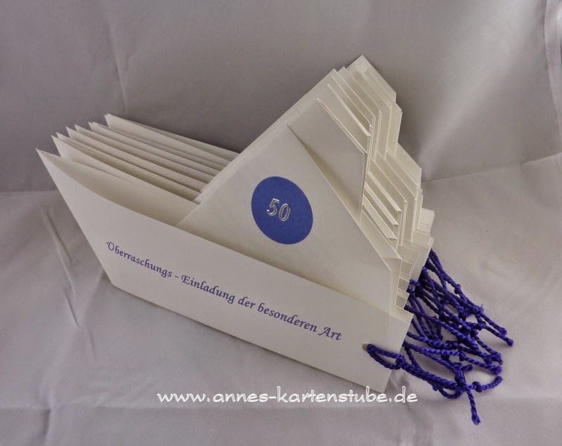 Annes Kartenstube: Ein paar Geburtstags-Einladungen in Schiffform