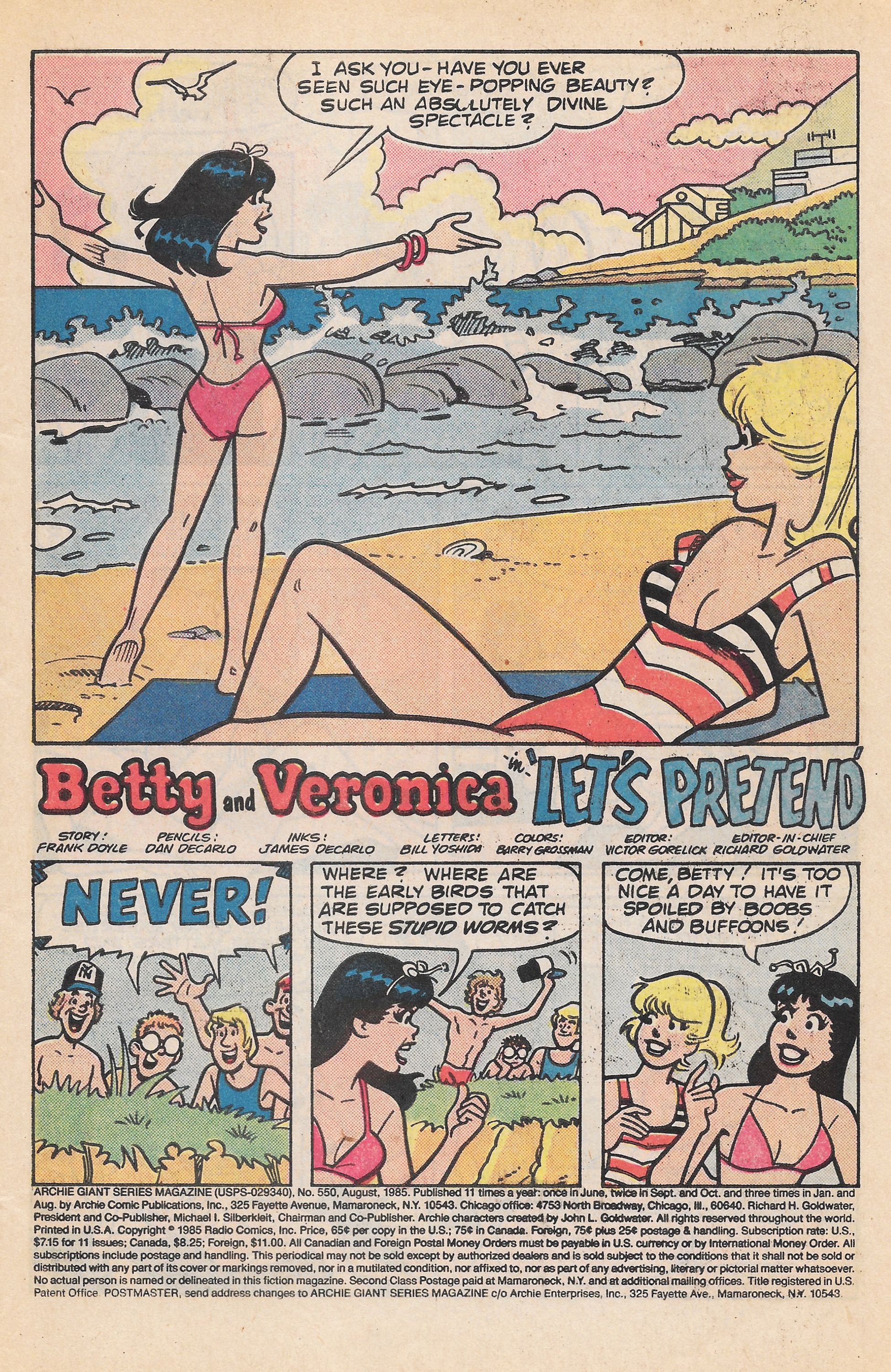 Read online Archie Giant Series Magazine comic -  Issue #550 - 3