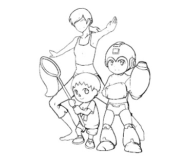 #14 Wii Fit Trainer Coloring Page