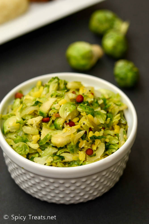 Brussel Sprouts Poriyal 