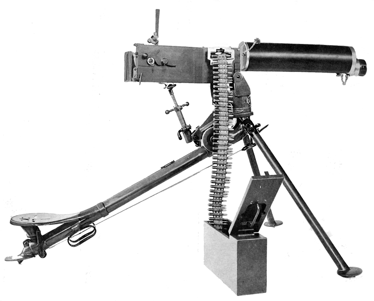 to the world of weapons Maxim gun