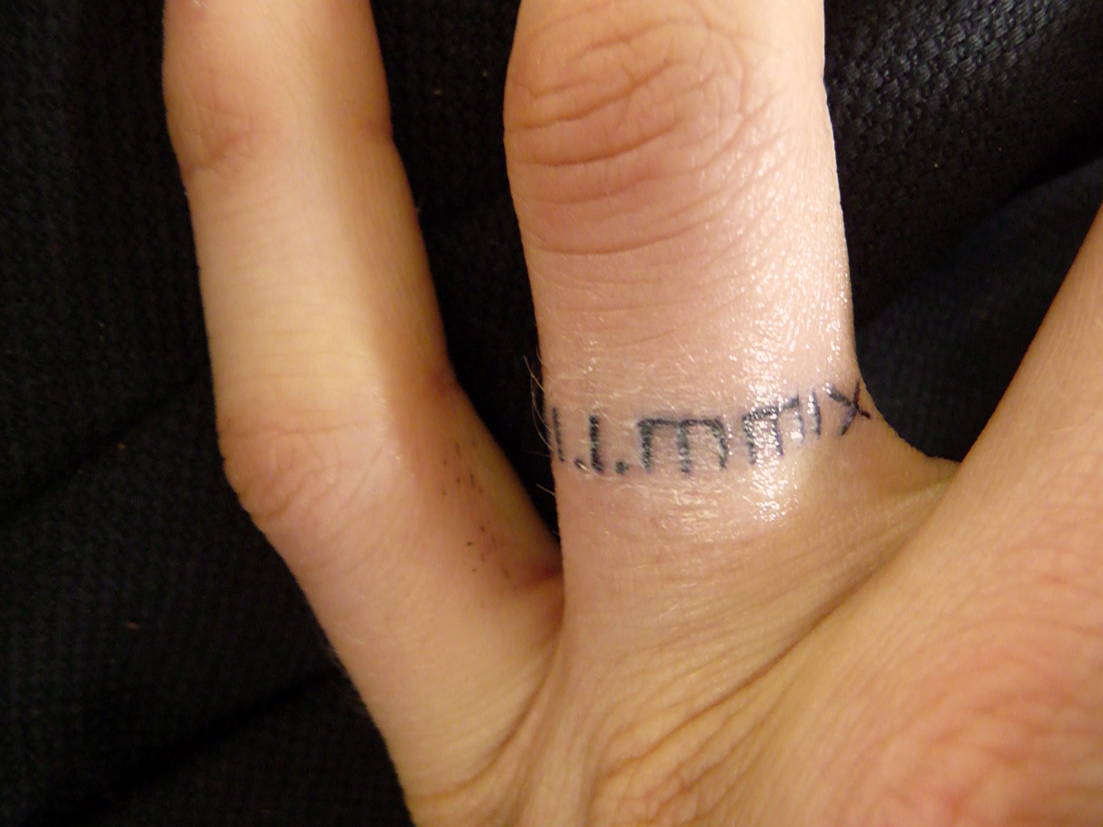 Small and Simple Ring Finger Initial Tattoos - wide 7