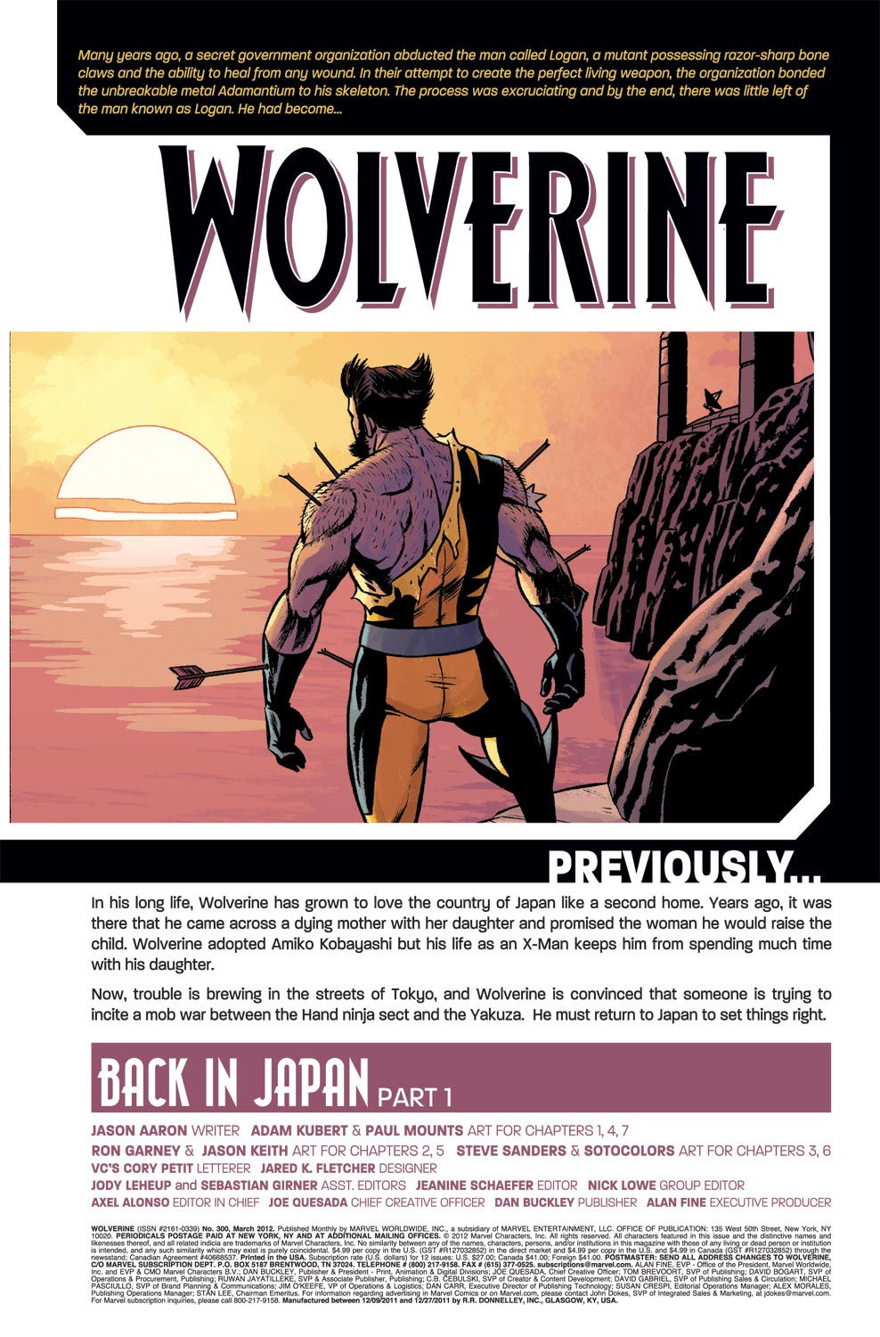 Read online Wolverine (2010) comic -  Issue #300 - 2