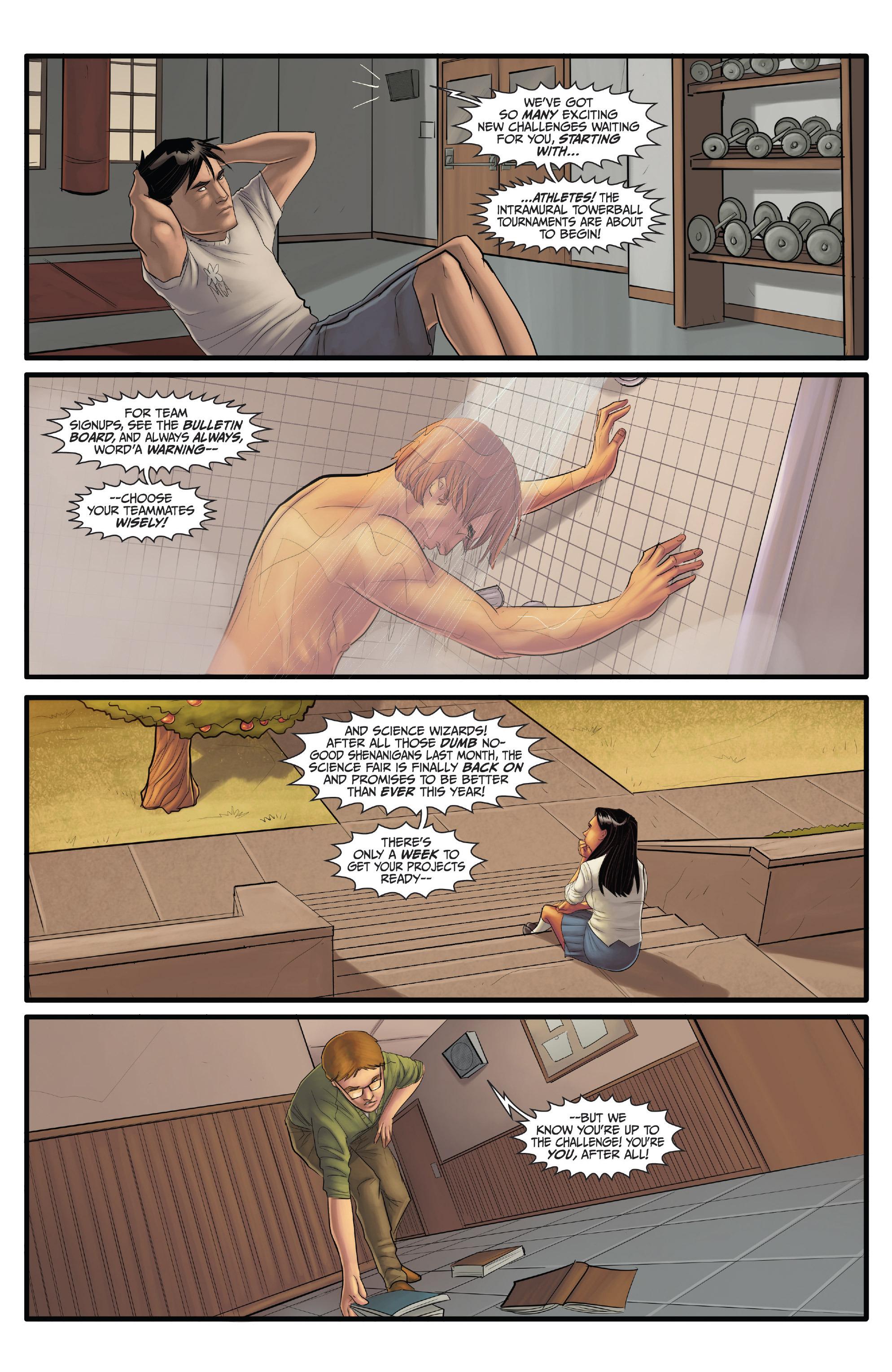 Read online Morning Glories comic -  Issue #39 - 7