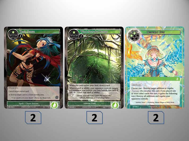 Force of Will Trading Card Game Wanderer Build Lilias Petal