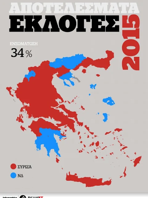Εύβοια: «Σαρώνει» ο ΣΥΡΙΖΑ με 40%  - Καταρρέει η ΝΔ, με το ζόρι εκλέγει βουλευτή μέχρι στιγμής!