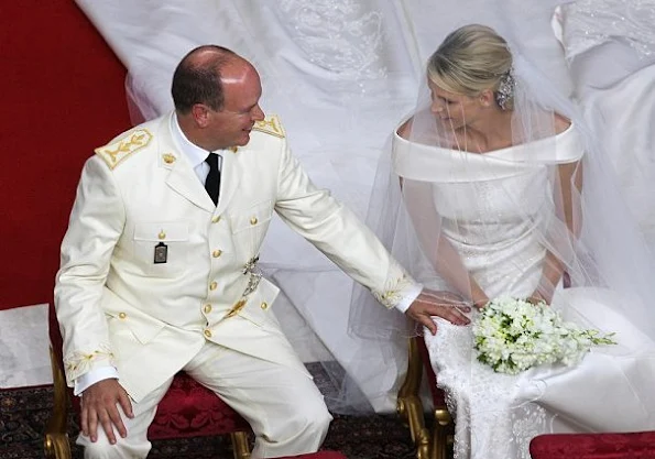 Happy 5th wedding anniversary to Prince Albert and Princess Charlène of Monaco. Princess Gabriella, Prince Jacques