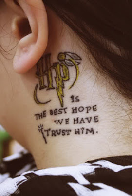 harry potter tattoo