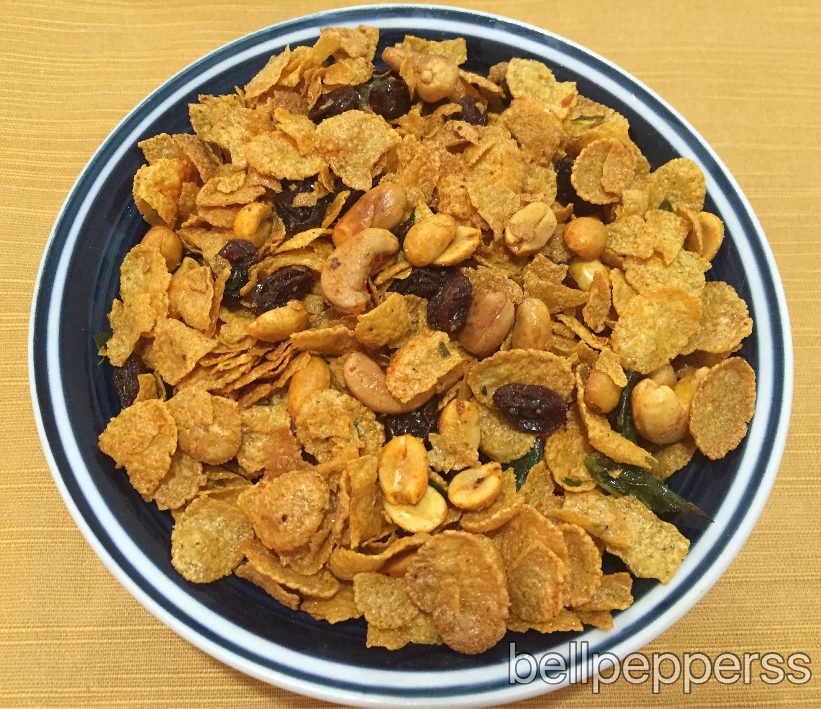 Bellpepperss Corn Flakes Mixture