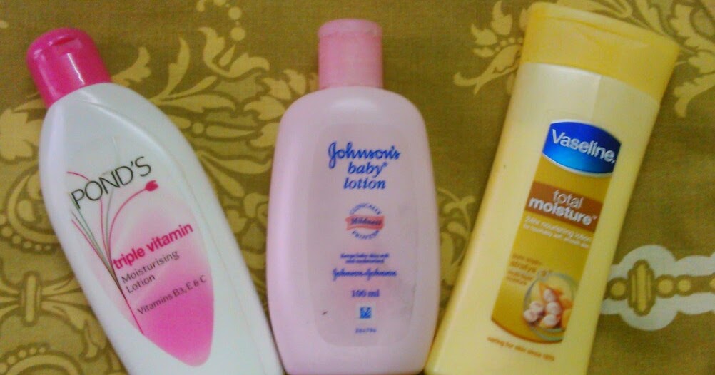 Three moisturizing lotions which never failed for me