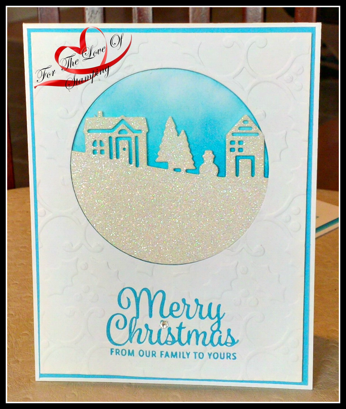 ~For The Love of Stamping~: Hometown Greetings Edgelits Christmas Card