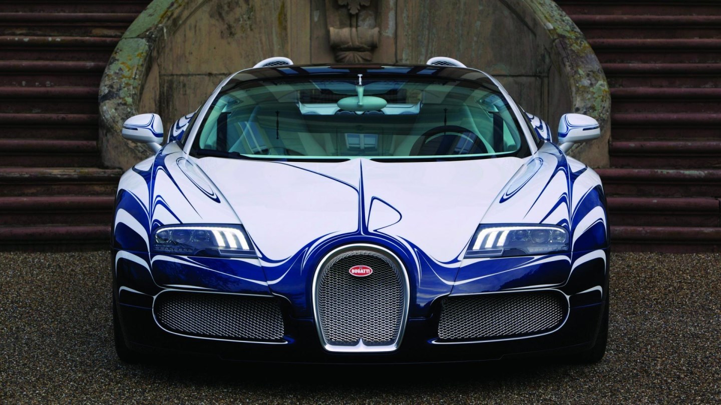 Bugatti Veyron Sports Cars Blue HD Wallpapers Download 1080p