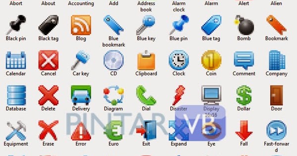 Gratis Icon Untuk Visual Basic 6.0 - Pintar VB | Tutorial Visual Basic