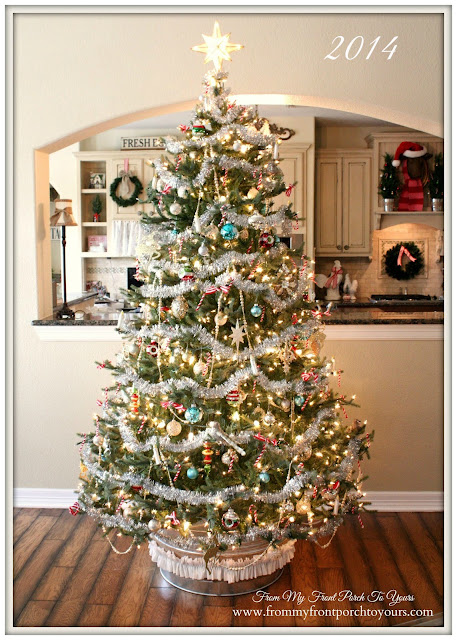 Vintage Themed-Christmas Tree Inspiration-From My Front Porch To Yours