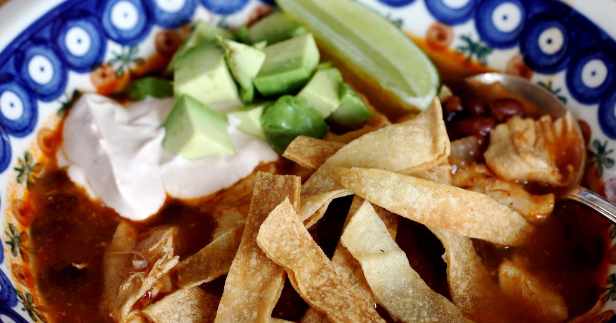 ben and birdy: Tortilla Soup with Chipotle Cream